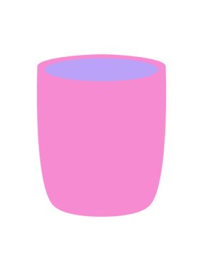 Karikatür vazosunun titreyen hareketi