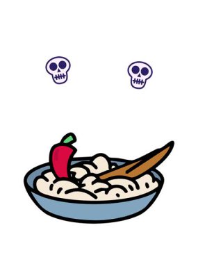 biber ve tarçınlı Brezilya canjica animasyonu