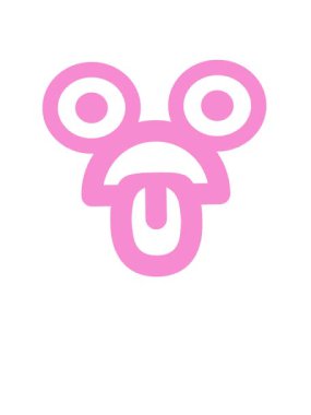 Yüksel ve süzül bitkin bakışlı yüz ikonunun animasyonu