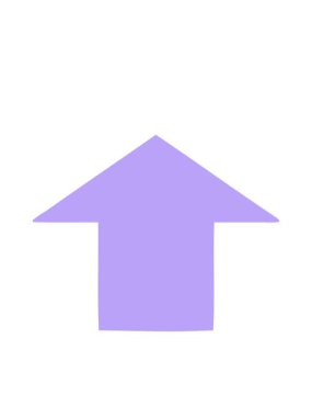 düz renk gösteren okun karikatürünün hareketli animasyonu