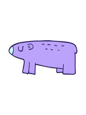 Basit kutup ayısının hareketlerini salla ve durdur