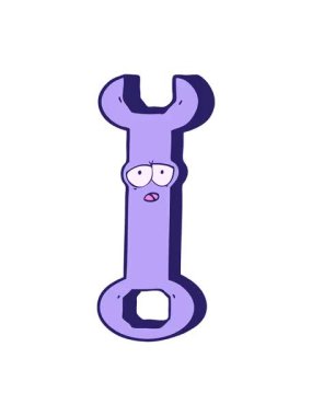 çizgi film anahtarının pixelize etkisi canlandırması