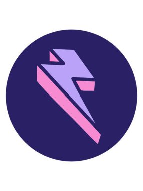 ışıklandırma cıvata simgesinin piksel efekti canlandırması