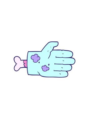 Çizgi film zombi elinin bölünme etkisi