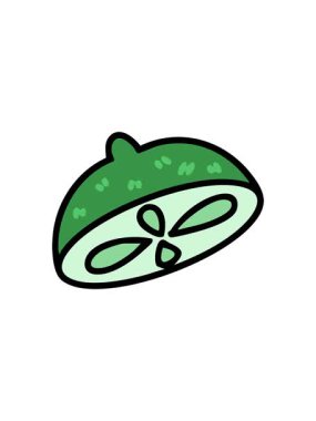 Brezilya limonunun ikiye bölünmüş hali.