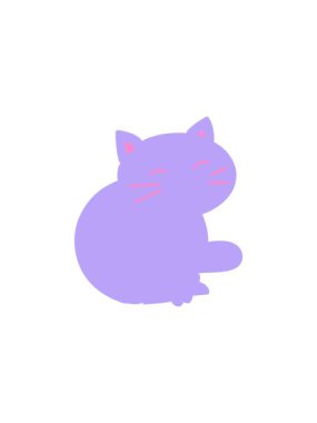 Satışlar kedi oturma animasyonu