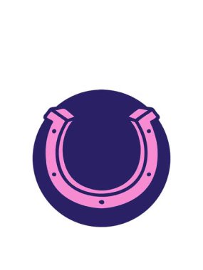 Atlama hareketli at nalı görüntüsü