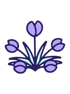 Çiçek tasarımının hareketli animasyonu