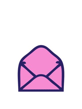 Çizgi roman tarzı bir zarfın zıplama hareketi animasyonu