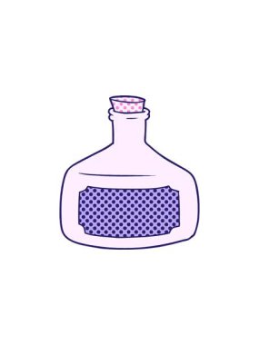 Eski şişe çizgi filminin satış animasyonu