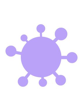 Virüs çizgi filminin pixelize etkisi