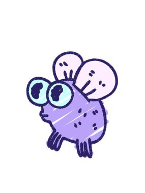 Yanıp sönen radyal çizgiler İğrenç Sinek Tebeşiri Çizimi