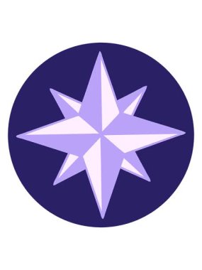 Bir yıldız sembolünün ikonik dövme şeklindeki görüntüsünü salla