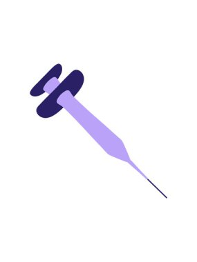 Tıbbi şırınganın dönen hareket animasyonu