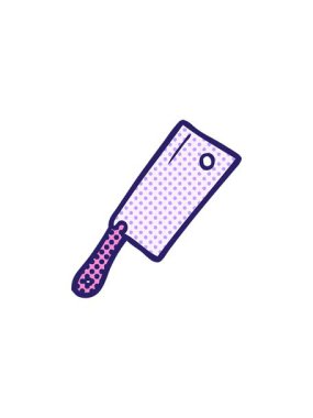 Çizgi film et satırının yıldız patlaması etkisi animasyonu