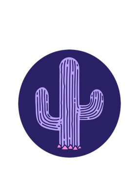 Bir kaktüsün dövme şeklindeki karalamalarının animasyonunu genişletiyor.