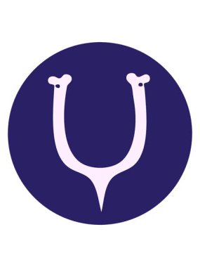 Bir dilek kemiğinin ikonik dövme şeklindeki görüntüsünü salla