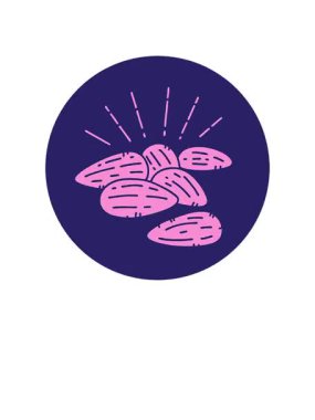 Dövme stili badem simgesinin yükselişi ve yüzdürülmesi