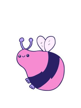 Çizgi film arısının zıplama hareketi