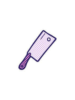 Çizgi film et satırının gösterişli satış animasyonu