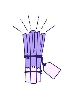 Geleneksel dövme stili pırasaların çizgi filminin ışık efekti