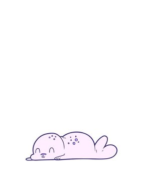 Tatlı fok yavrusunun zıplama hareketi.