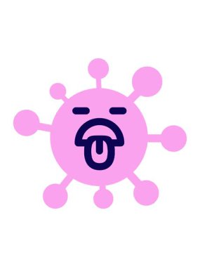 İğrenç virüsün neon ışık efektleri