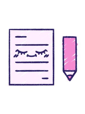 Kağıt Tebeşir Çiziminin dönen hareketli animasyonu