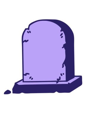 Geleneksel mezar taşı tarzında bir dövmenin hareketli animasyonu