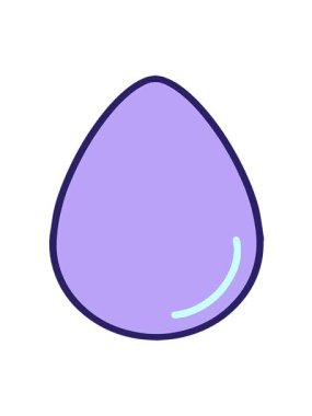 Paskalya bayramı yumurta tasarımının hareketli animasyonu