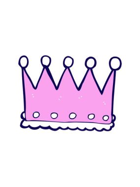 neon ışık efektleri taç çizgi filminin animasyonu