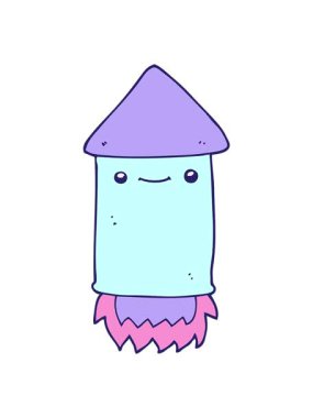 karikatür havai fişek animasyonunu durdurup duraklat