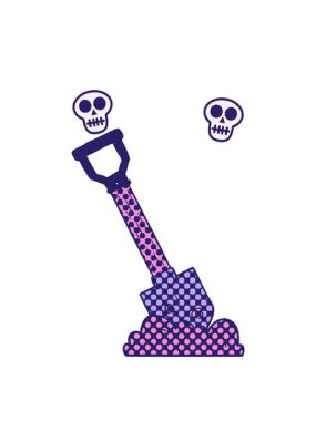 dönen kafatası kürek animasyonu