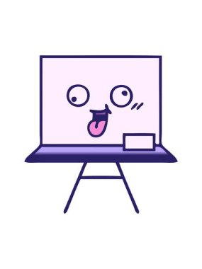 Beyaz bir panonun gölgeli çizgi filminin dikkat çekici animasyonu