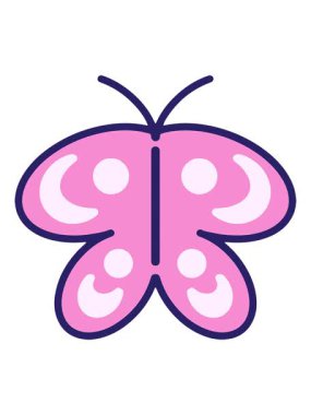 Basit bir kelebek çiziminin canlandırmasını salla ve durdur