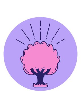 Dövme şeklindeki ağacın karalamalarını salla ve duraklat