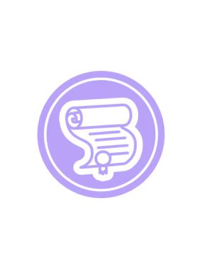 Diploma sertifikası dairesel simgesinin çarpıcı satış animasyonu