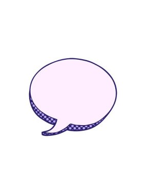 Çizgi film karalama ifade baloncuğunun yıldız patlaması etkisi animasyonu