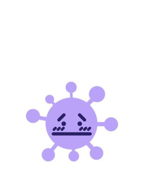 Utanç verici, mide bulandırıcı virüsün hareketli animasyonu