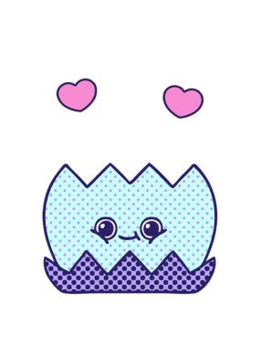 Nilüfer çiçeği çizgi filminin dönen kalp animasyonu