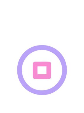 dur düğmesi simgesinin canlandırmasını yükselt ve yüzdür