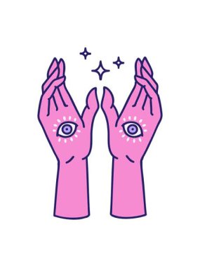 Mistik el tasarımının animasyonunu bob ve duraklat