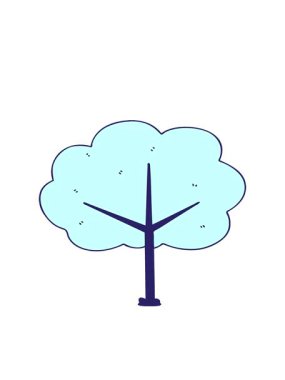 el çiziminin hareketli animasyonu garip çizgi film ağacı