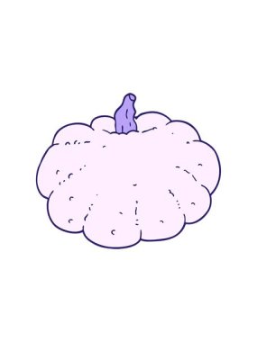 karikatür balkabağı tasarımının animasyonunu durdurup duraklat