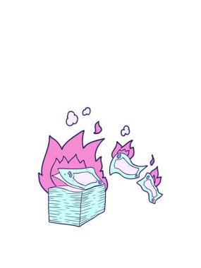 Yanan para çizgi filminin animasyonunu genişletiyor