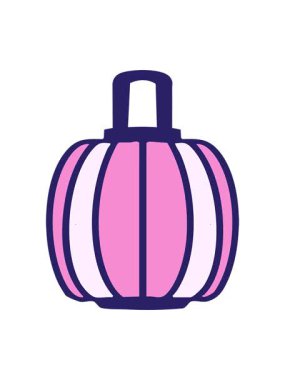 geleneksel Japon tarzında asılı bir kağıt fenerin animasyonunu bob ve durdurur