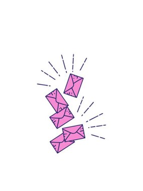 Geleneksel dövme stili düşen harflerin canlandırmasının yanıp sönen radyal çizgileri