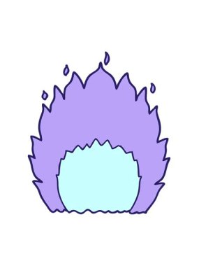 Karikatür ateşinin titreşimli hareketi