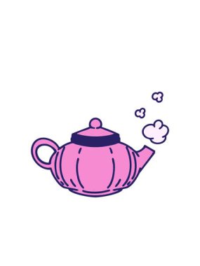 Bir seramik Japon çay demliği dizaynının yanıp sönen radyal çizgileri.