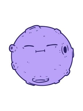 Çizgi film ayının hareketli animasyonu